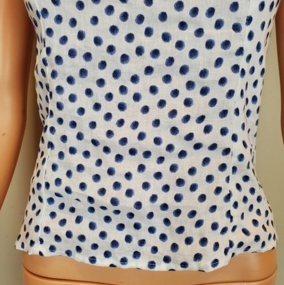 H&M polka-dot Sleeveless cropped top size XS - Picture 6 of 15